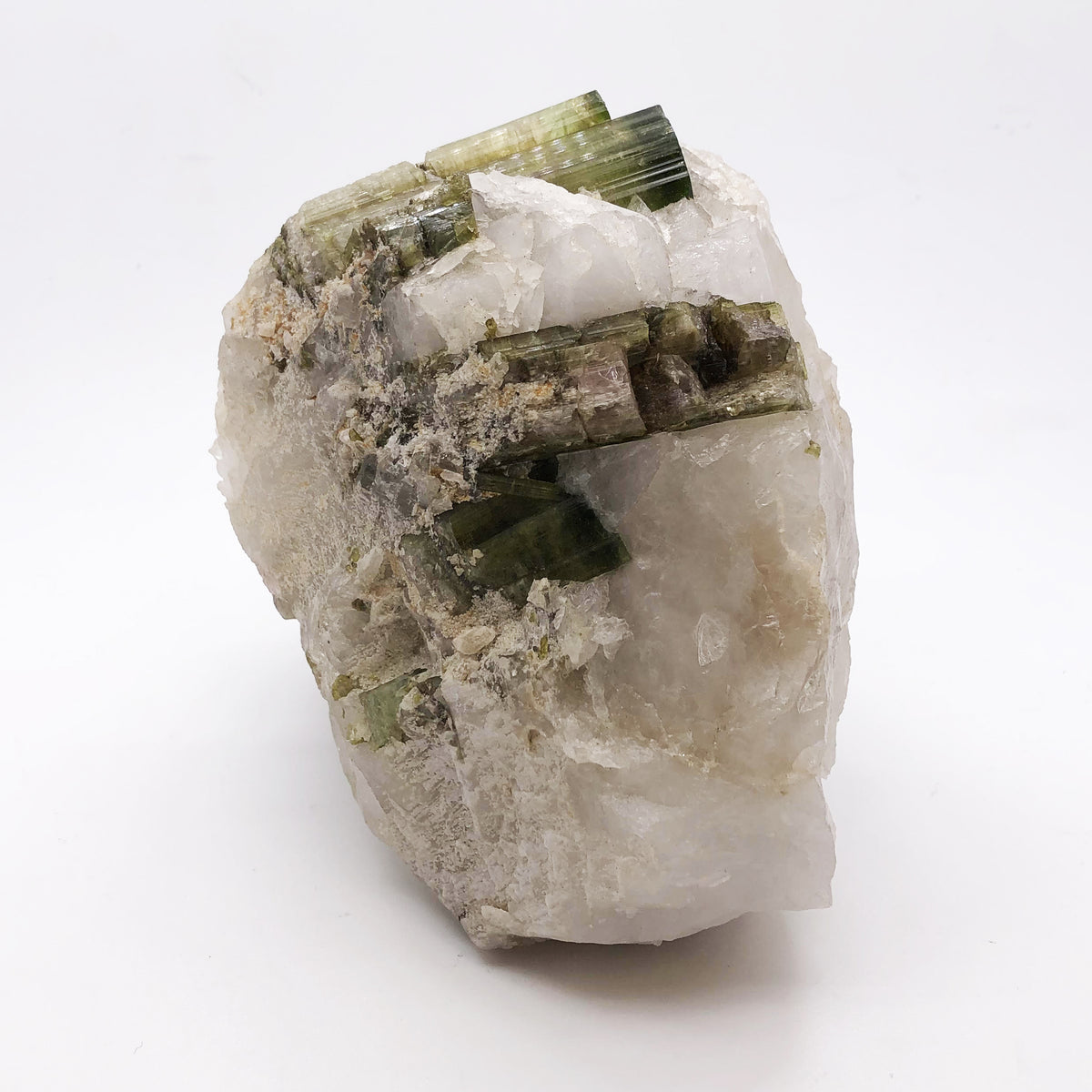 Spécimen de tourmaline verte