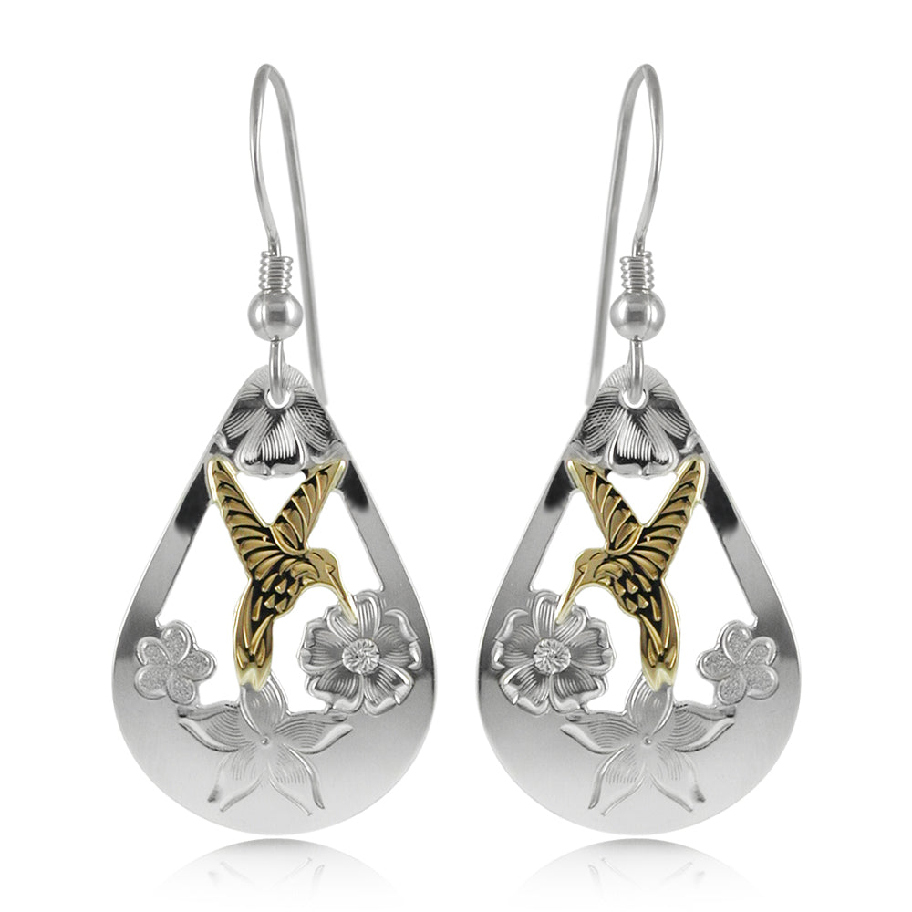Boucles d'oreilles colibri