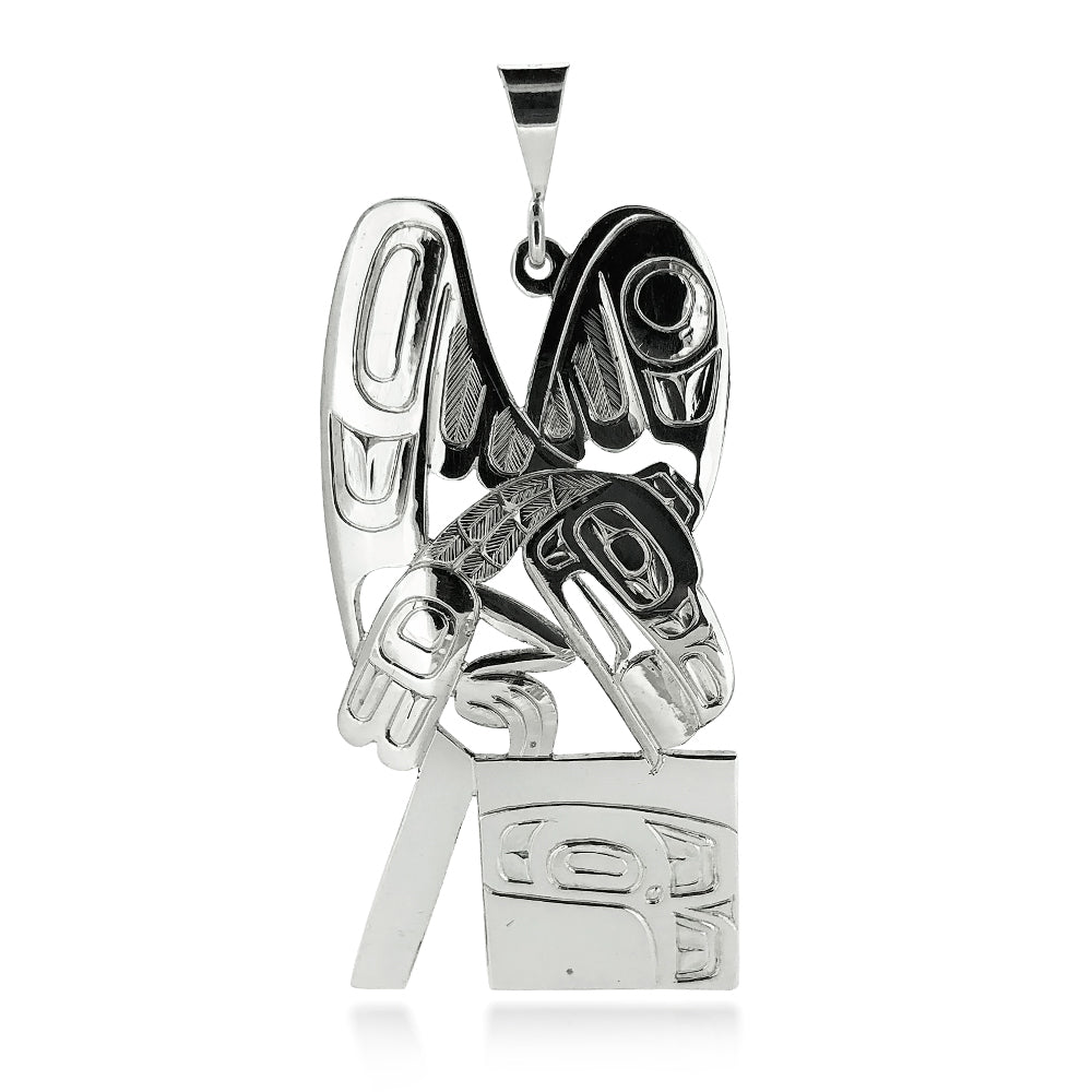 Raven Releasing the Sun Pendant