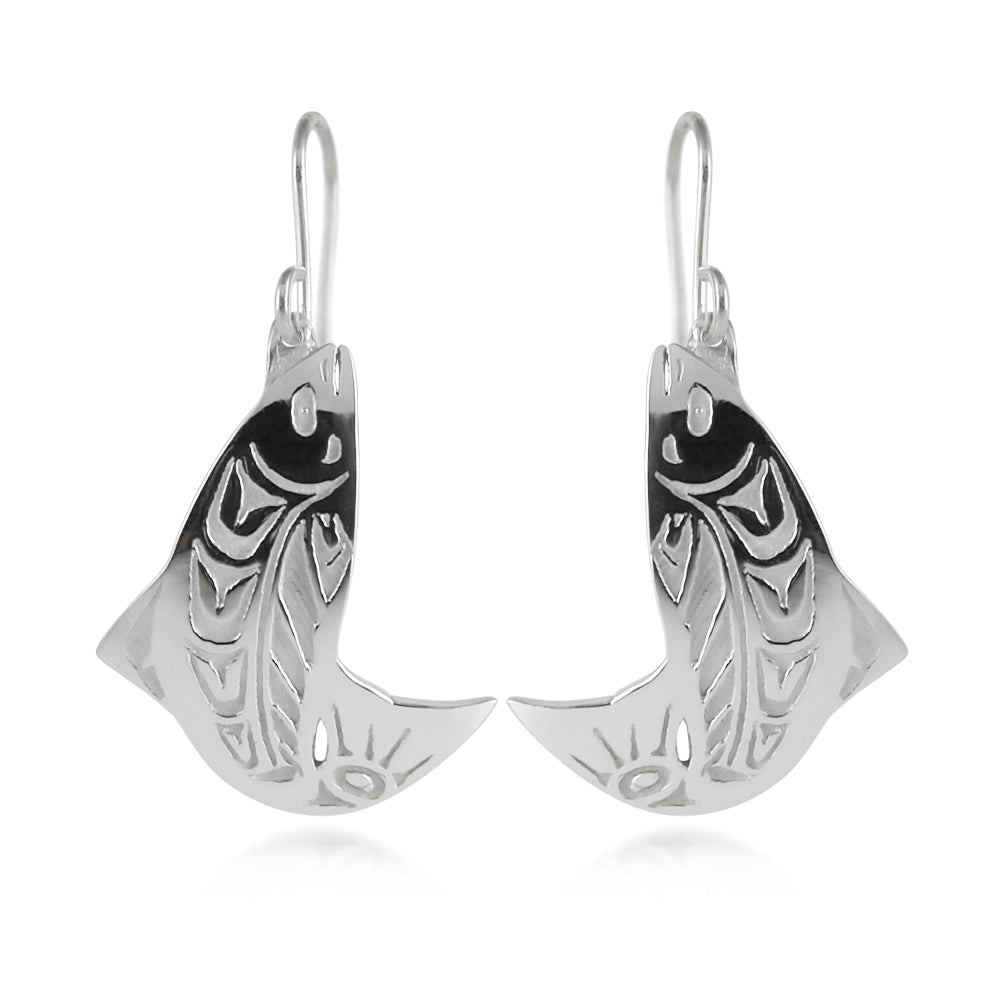 Boucles d'oreilles Saumon