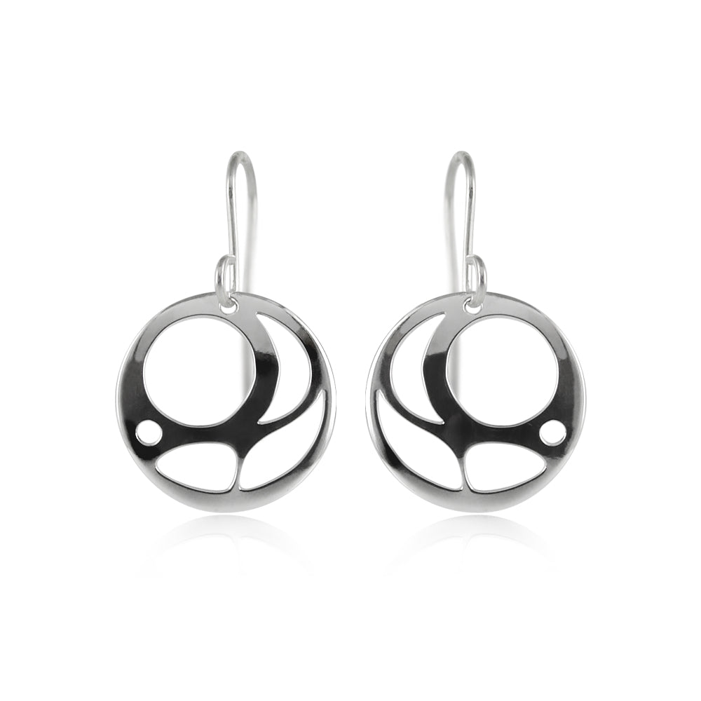 Boucles d'oreilles œuf de saumon
