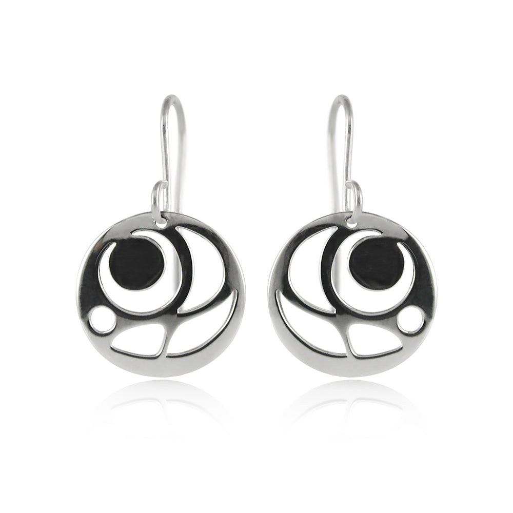 Boucles d'oreilles œuf de saumon
