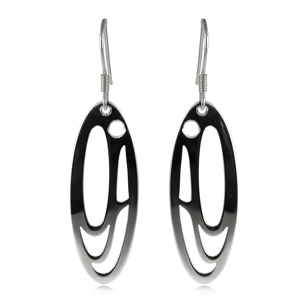 Boucles d'oreilles tête de saumon