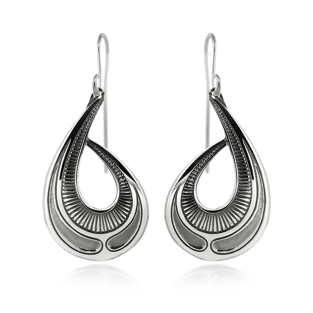 Boucles d'oreilles coquille Saint Jacques
