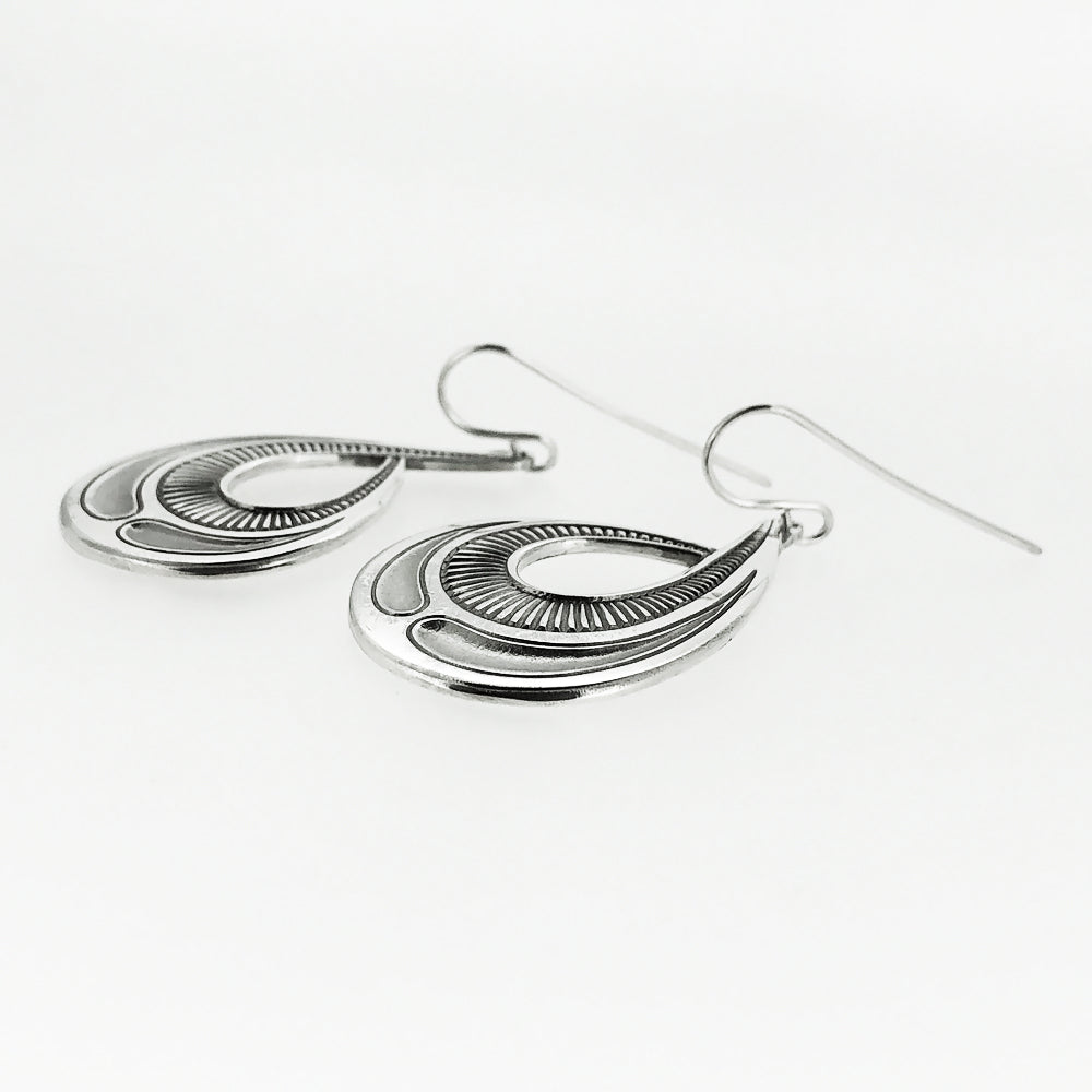 Boucles d'oreilles coquille Saint Jacques