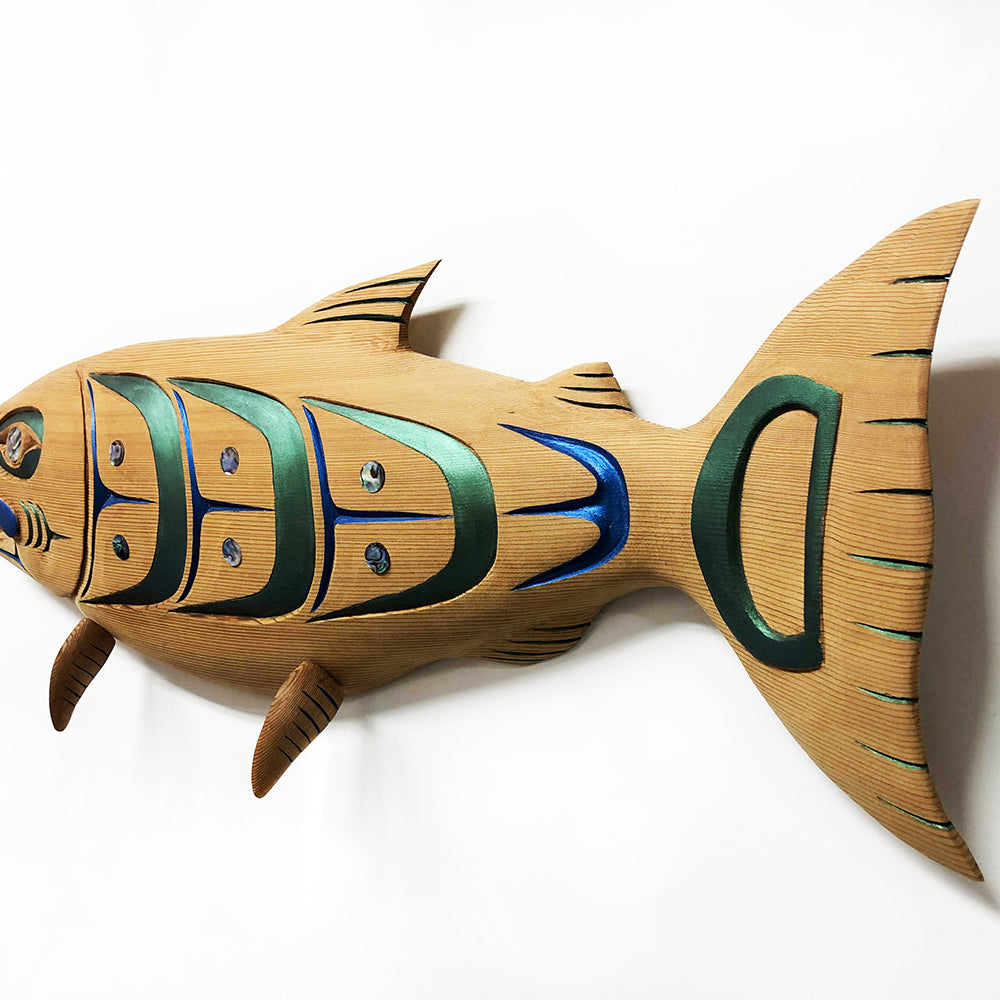 Plaque murale Saumon printanier