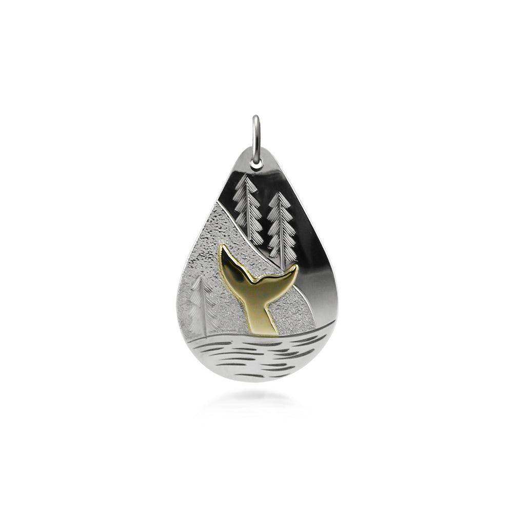 Pendentif queue de baleine