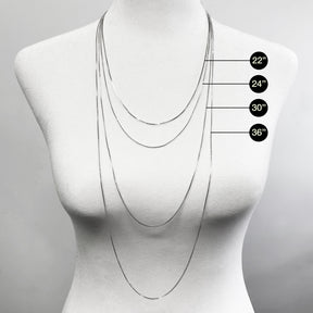 Box Chain Necklace - 1.2mm