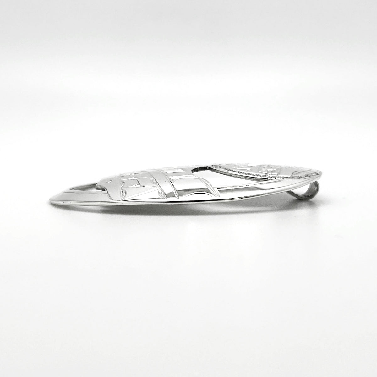 Wolf and Moon Pendant