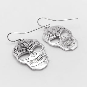 Raven Skull Earrings