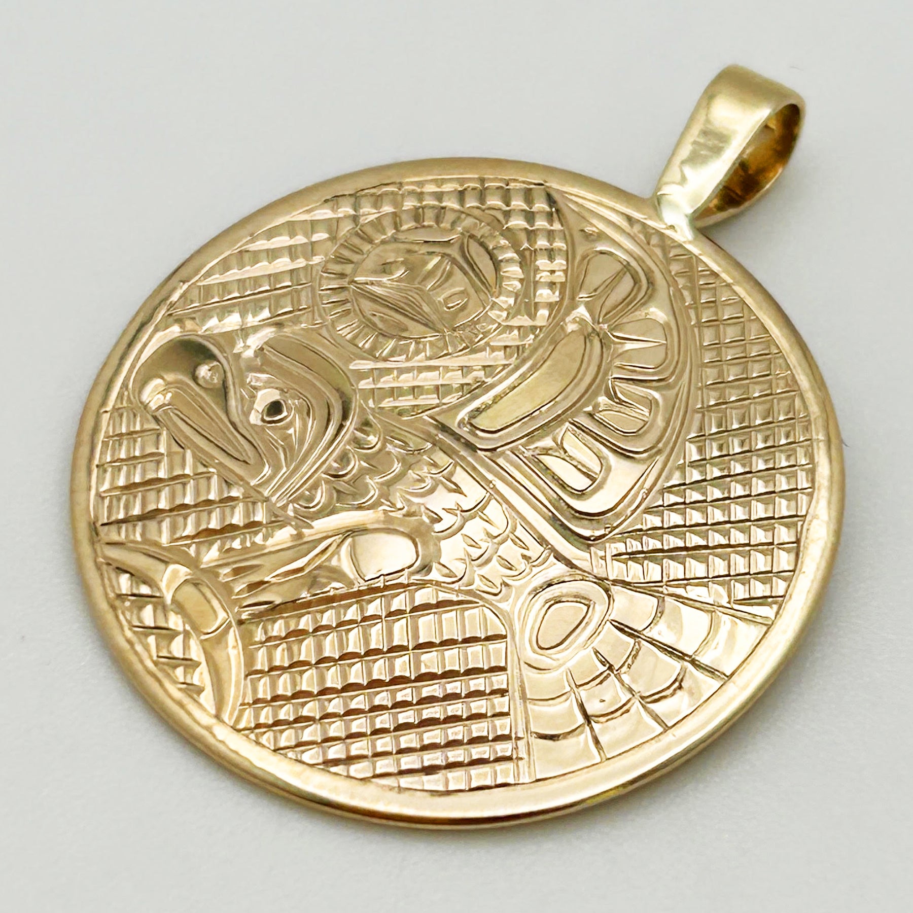 Eagle and Sun Pendant