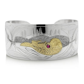 Otter Bracelet with Ruby