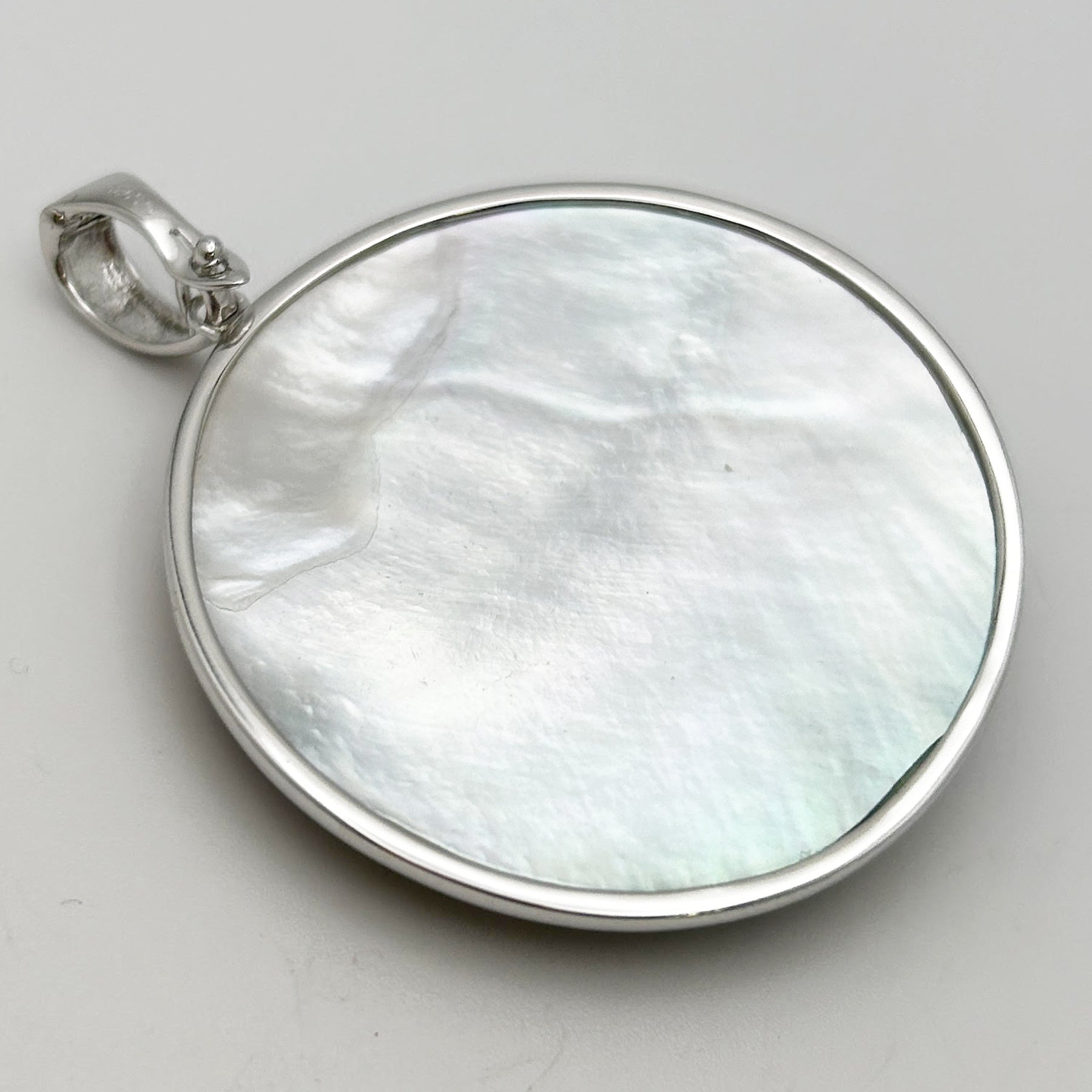 Black Mother of Pearl and Turquoise Pendant
