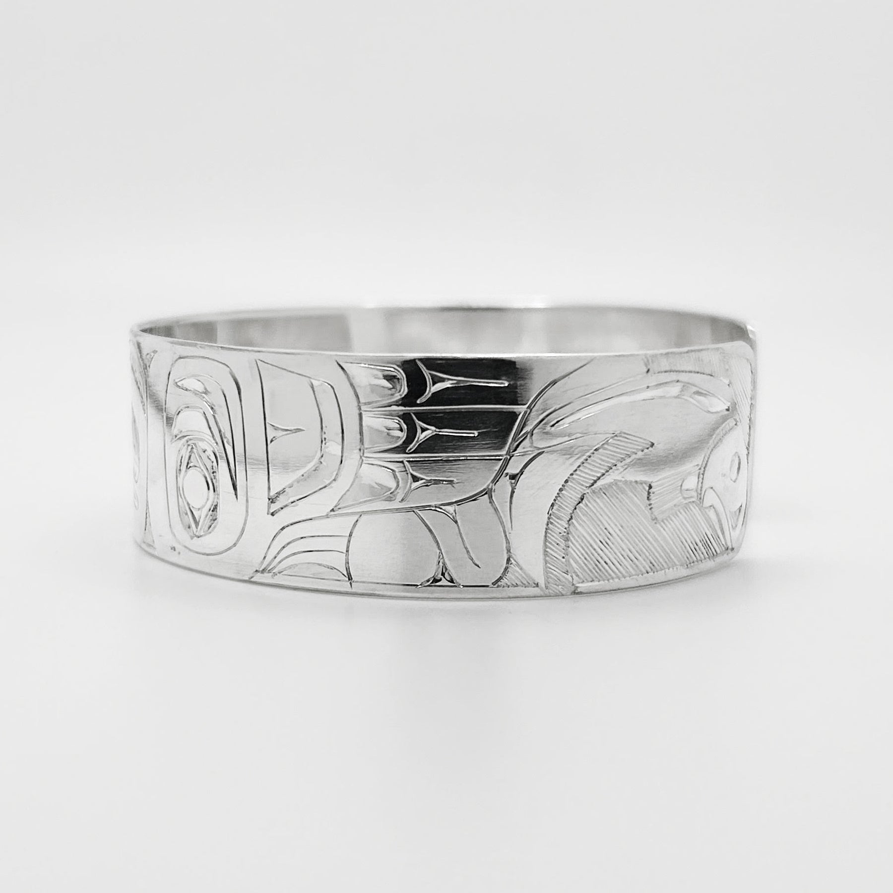 Eagle with Salmon and Sun Bracelet