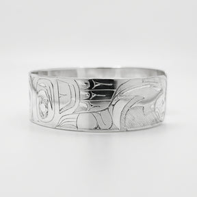 Eagle with Salmon and Sun Bracelet