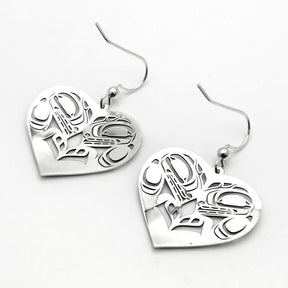 Beaver Heart Earrings