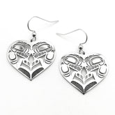 Beaver Heart Earrings