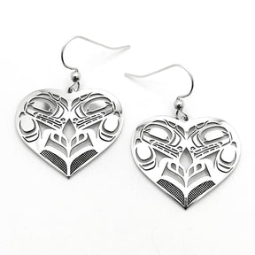 Beaver Heart Earrings