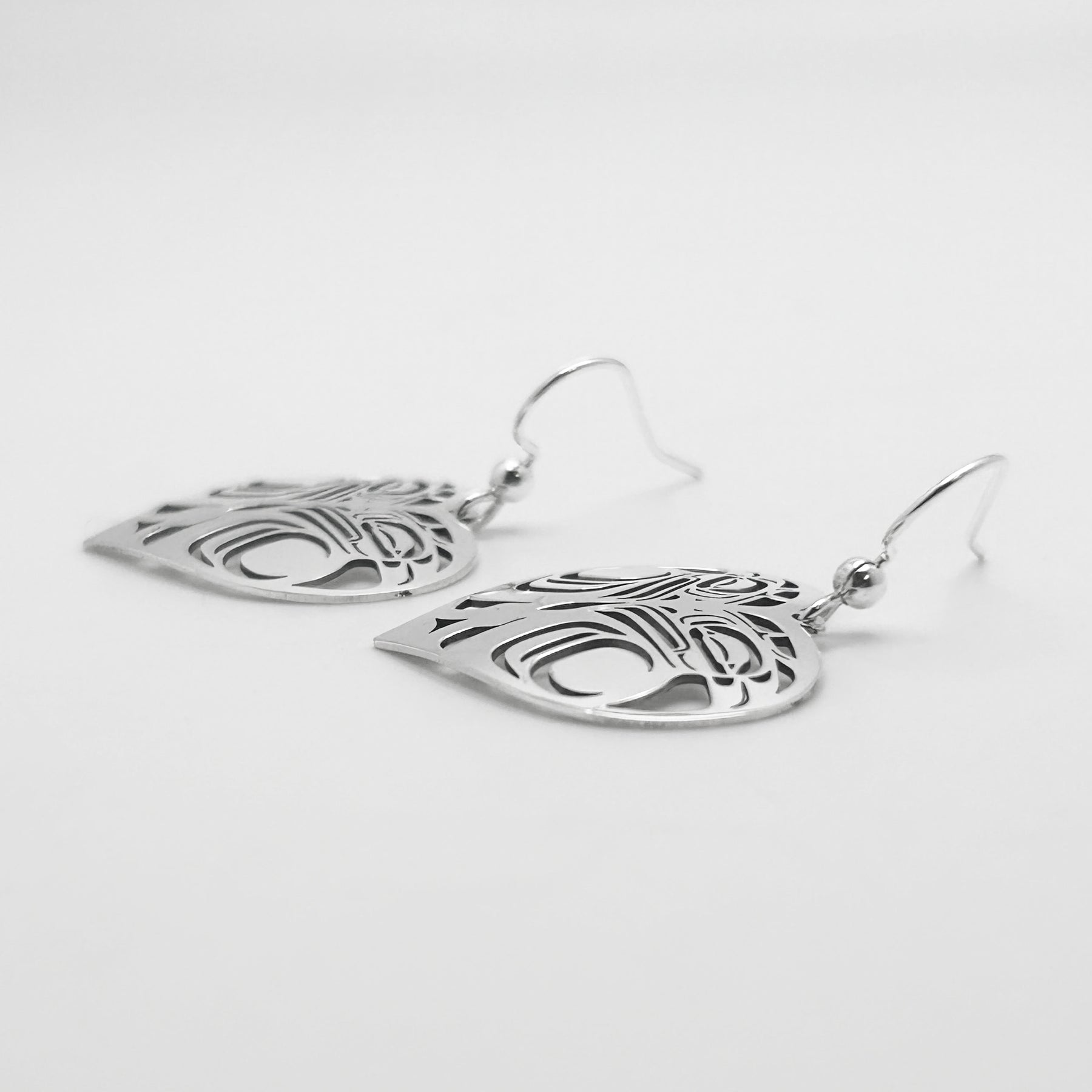 Thunderbird Heart Earrings