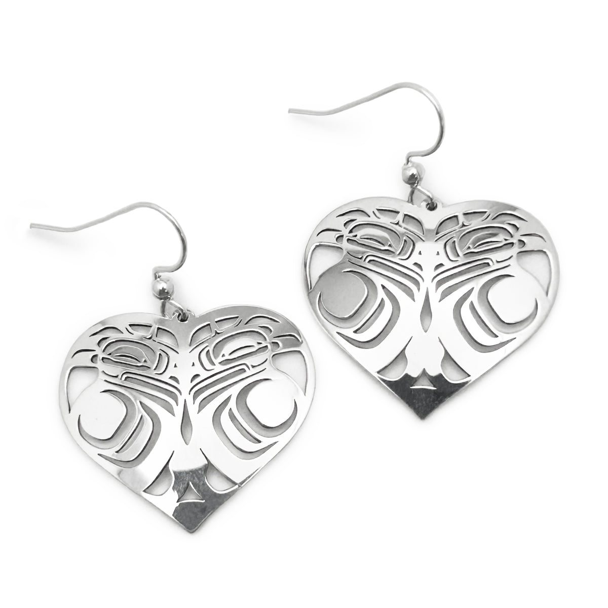 Thunderbird Heart Earrings