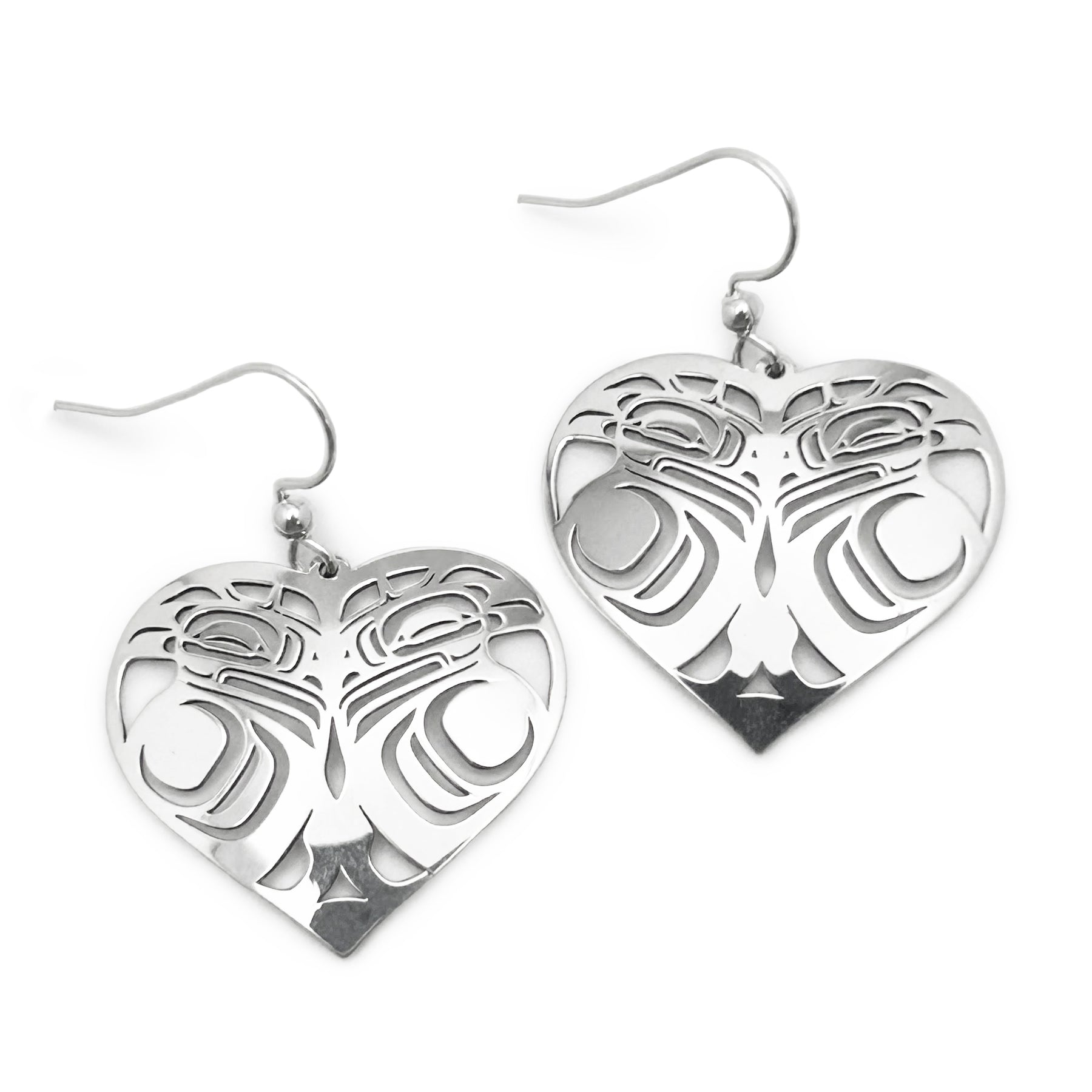 Thunderbird Heart Earrings