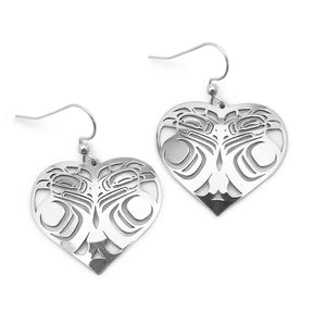 Thunderbird Heart Earrings