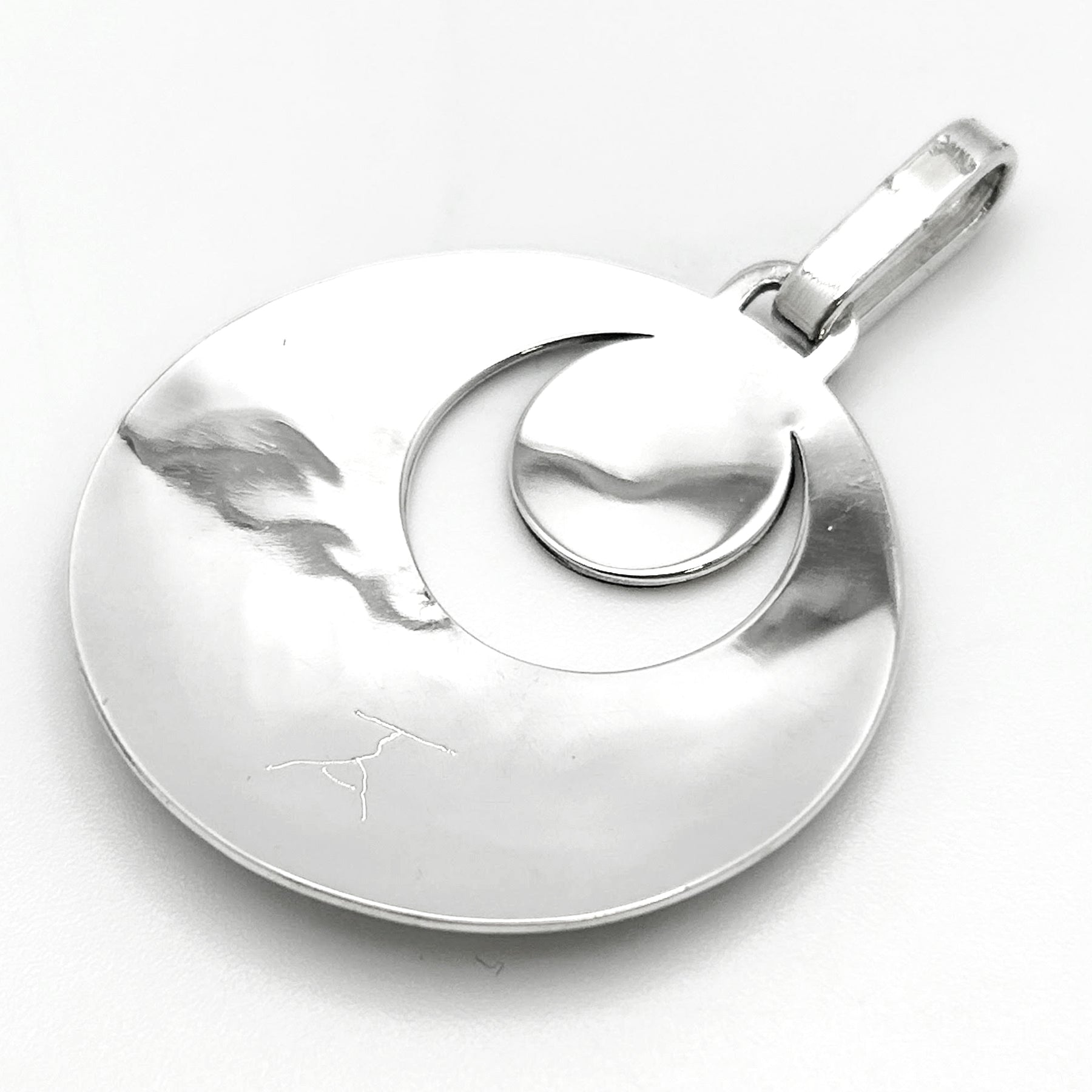 Killer Whale and Moon Pendant