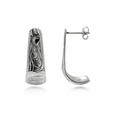 Owl and Moon Earrings