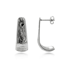 Owl and Moon Earrings