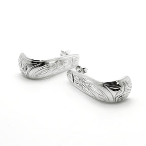 Wolf and Moon Earrings