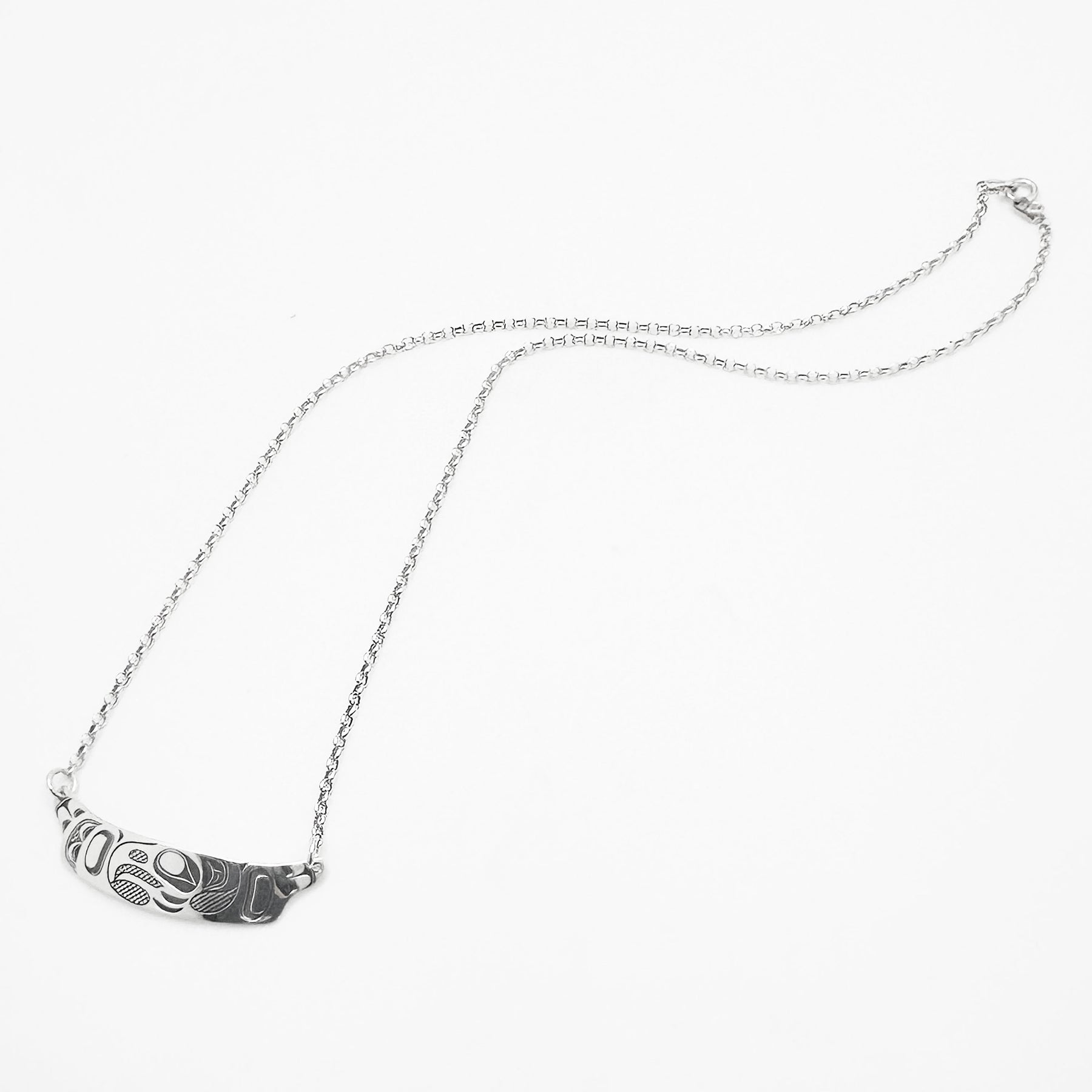 Eagle Canoe Necklace