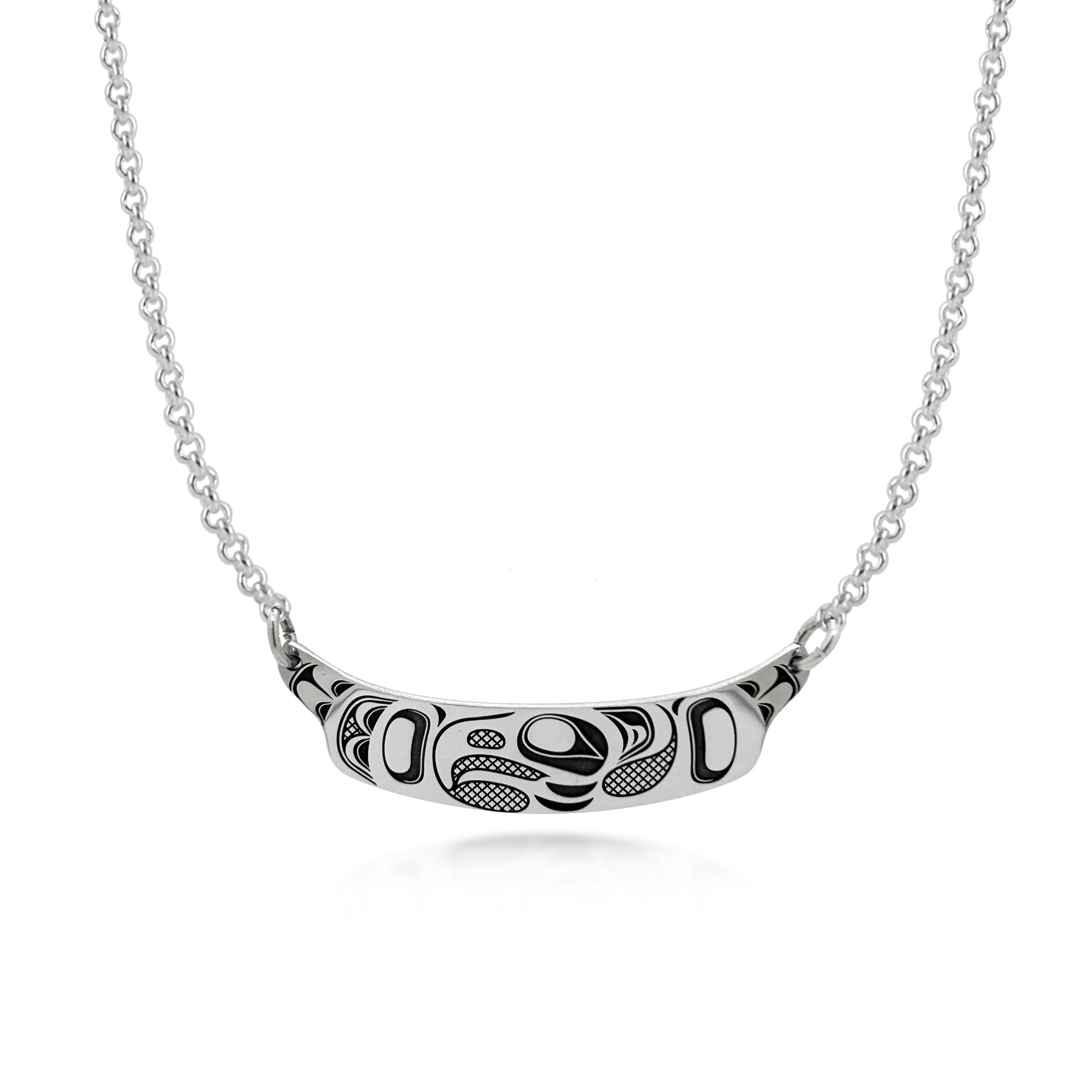 Eagle Canoe Necklace