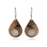 Eagle with Salish Weave Earrings