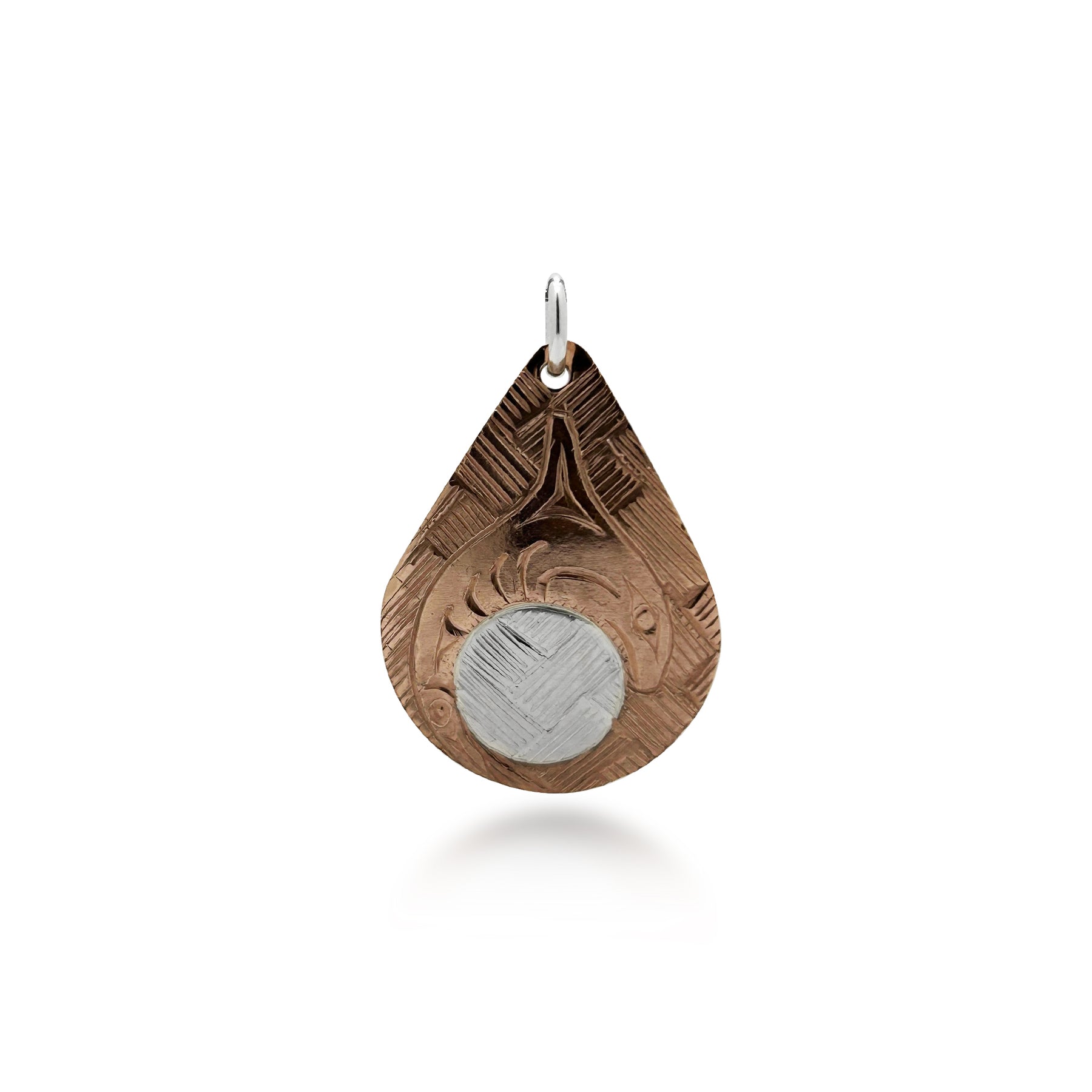 Killer Whale with Salish Weave Pendant