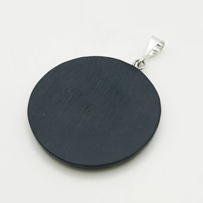 Moon and Killer Whales Pendant