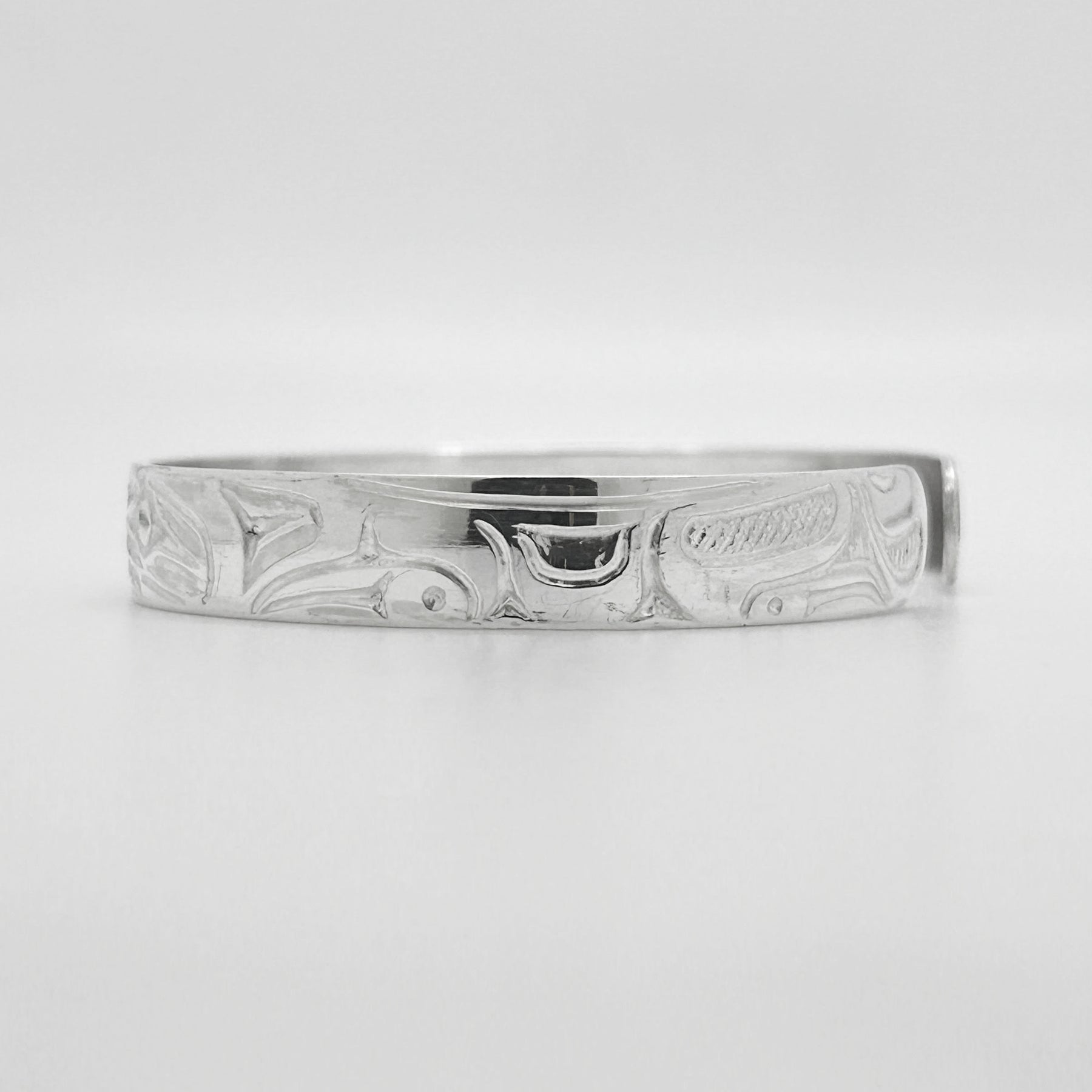 Wolves and Moon Bracelet