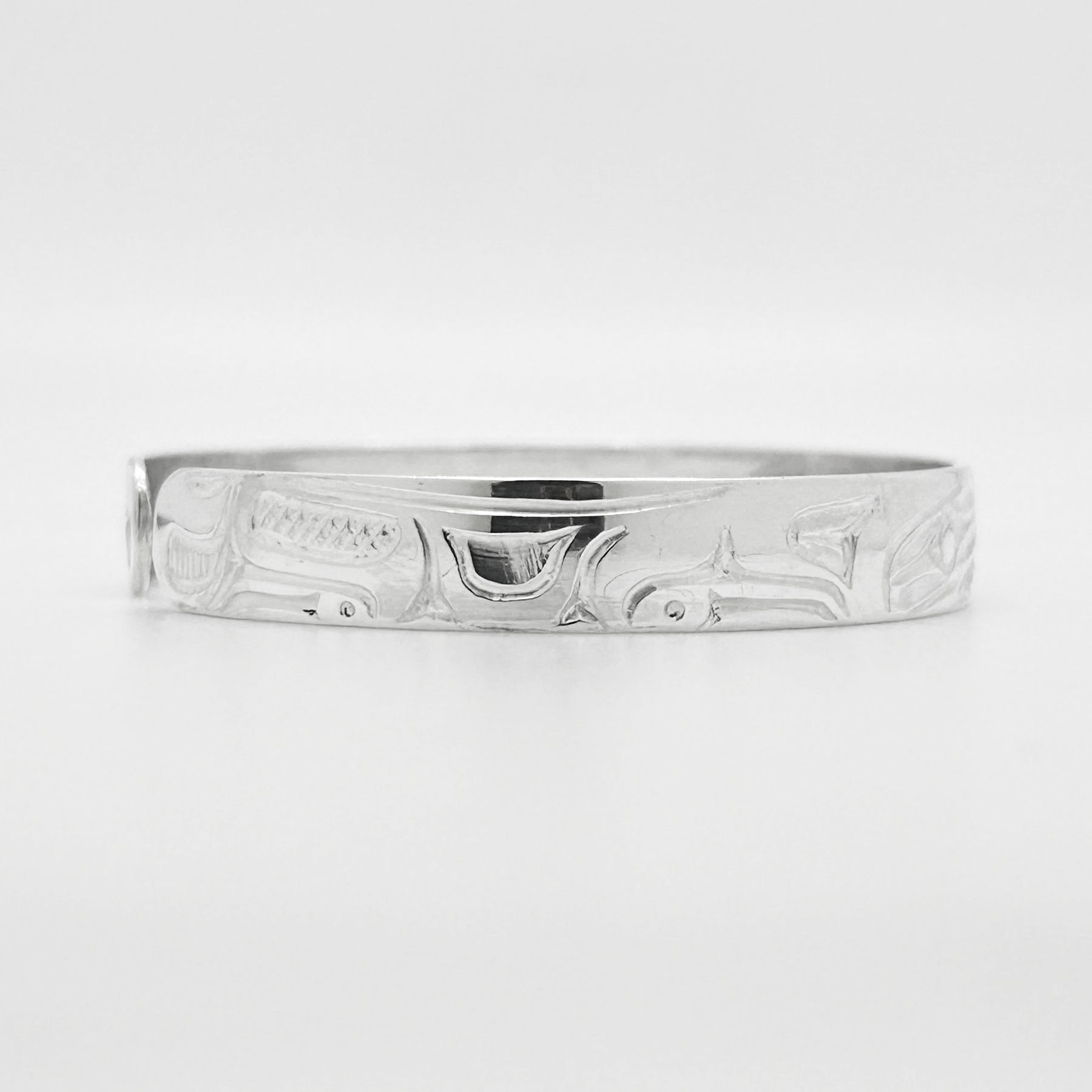 Wolves and Moon Bracelet