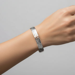 Wolves and Moon Bracelet