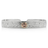 Wolves and Moon Bracelet