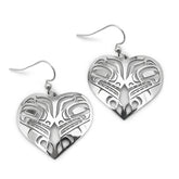 Wolf Heart Earrings