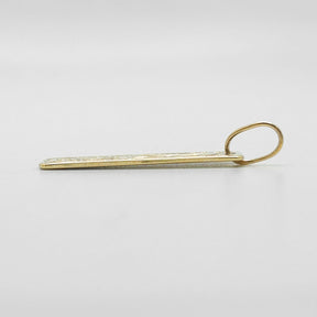 14K Yellow Gold Hummingbird Pendant