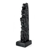 Raven, Killer Whale and Bear with Chief Argillite Totem Pole