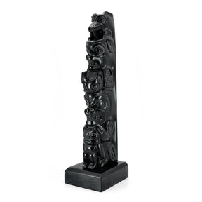 Raven, Killer Whale and Bear with Chief Argillite Totem Pole