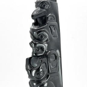 Raven, Killer Whale and Bear with Chief Argillite Totem Pole