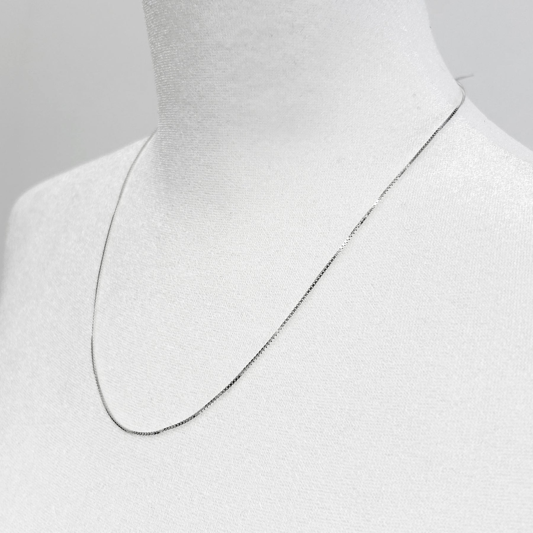 Box Chain Necklace - 1mm