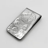 Wolf and Moon Money Clip