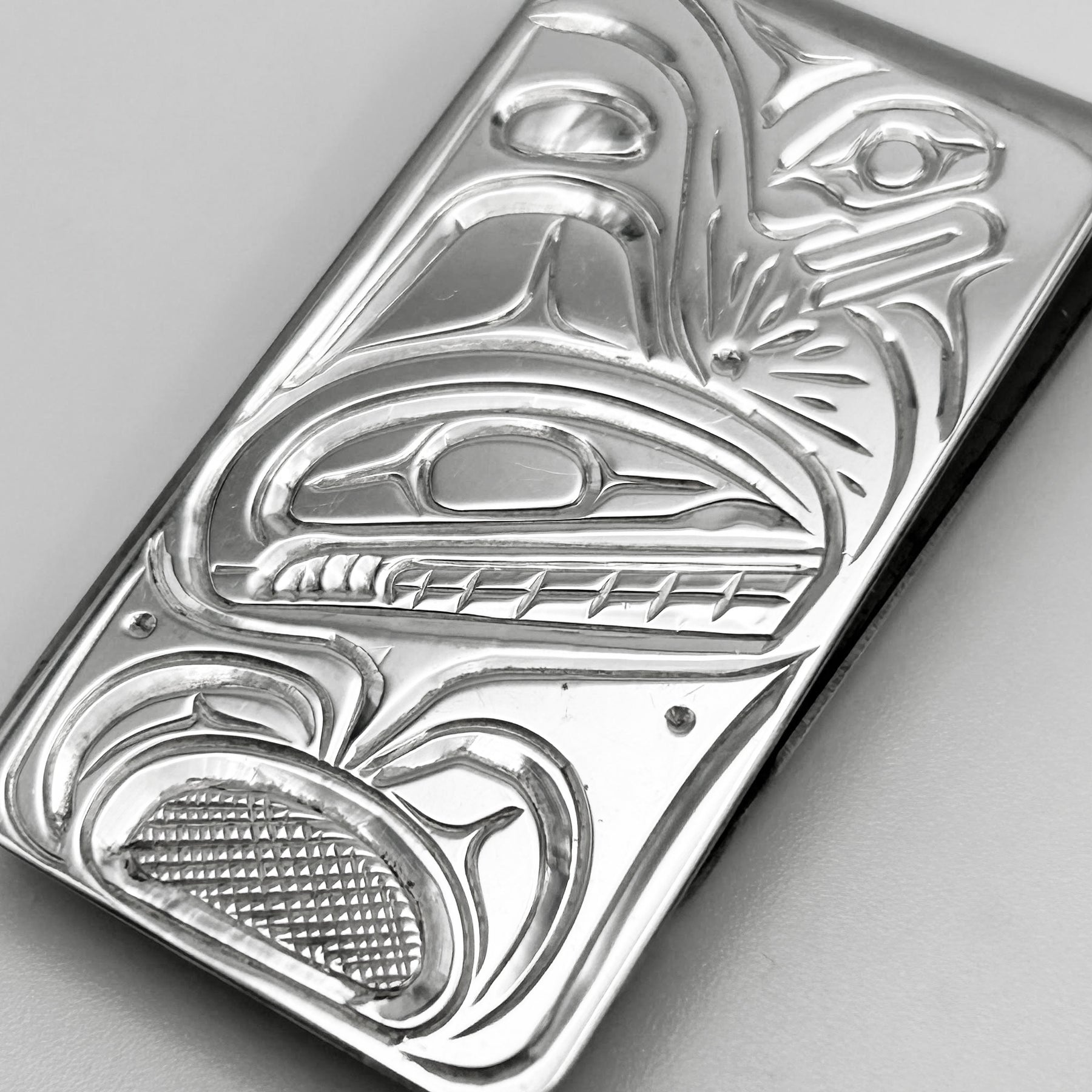 Killer Whale Moon Money Clip