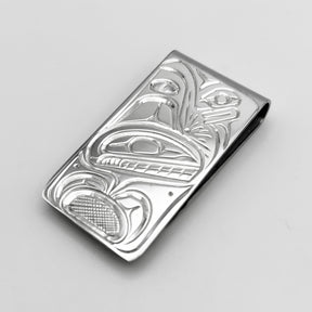 Killer Whale Moon Money Clip