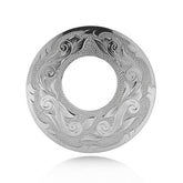 Floral Hoop Pendant