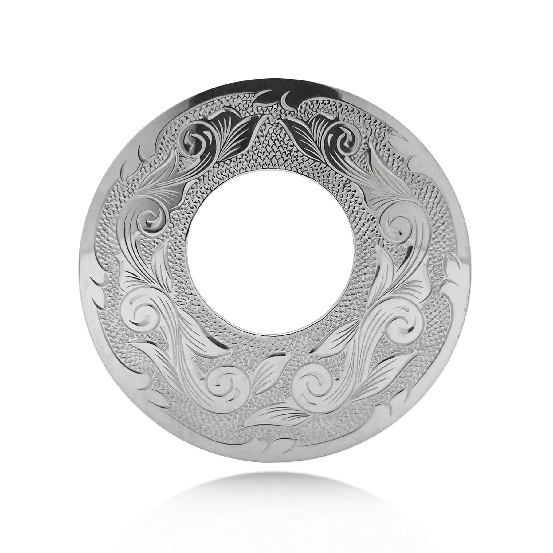Floral Hoop Pendant